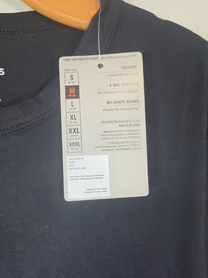 Pair Of Thieves T-Shirt Men’s size Medium Performance Crew Neck Black NWT - Thumbnail 4