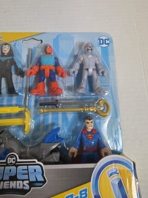 Mattel Fisher-Price Imaginext DC Super Friends Deluxe Action Figure Pack - Thumbnail 3