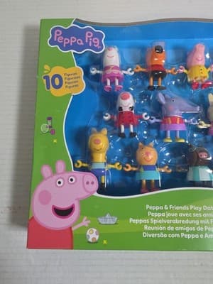 Peppa Pig-- Peppa & Friends Play Date 10-Pack Figure Set--New - Thumbnail 2