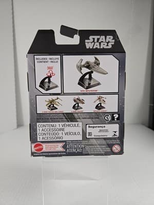 Star Wars X Hot Wheels Sith Infiltrator Starships Select #20 Sealed Brand New - Thumbnail 2