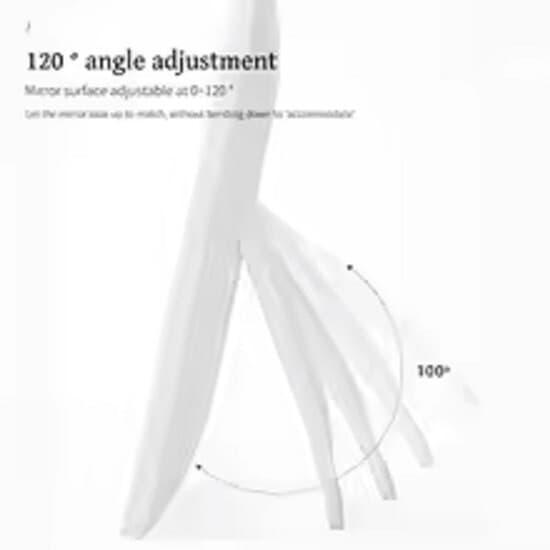 LED Travel Lighted Makeup Mirror 3 Colors Light Modes Portable Mirror with Light - Thumbnail 4