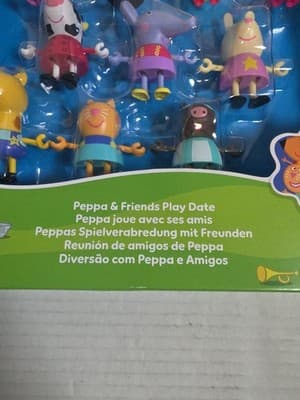 Peppa Pig-- Peppa & Friends Play Date 10-Pack Figure Set--New - Thumbnail 4