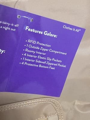 Joy Mangano Travelease Tote W/ RFID Protection - Thumbnail 4