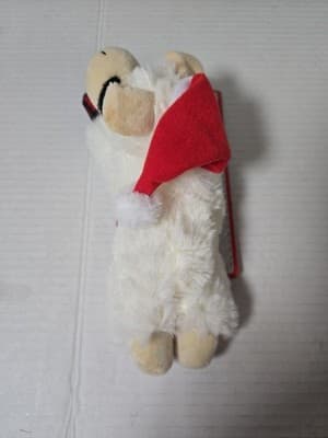Christmas Dog Toy Lamb Chop Santa Plush 8 Inch LambChop Holiday Pet Shoppe NEW - Image 1