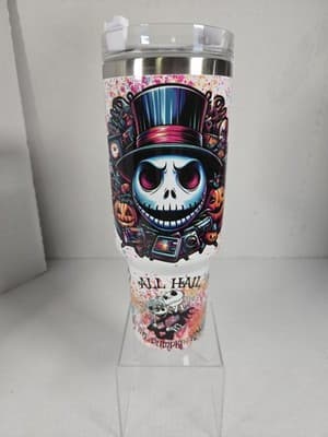 Nightmare Before Christmas Jack Skellington 40oz Insulated Tumbler NEW
