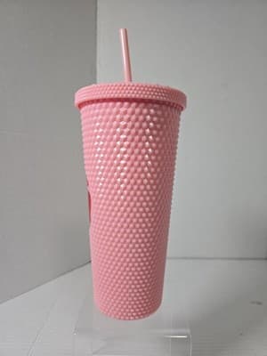 20 oz Plastic Textured Tumbler Pink Disney Nightmare Before Christmas - Thumbnail 2