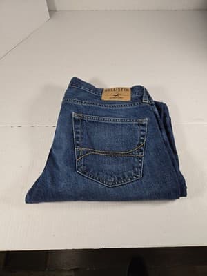 Hollister Jeans Men 32x34 Classic Straight Leg Cotton - Thumbnail 10