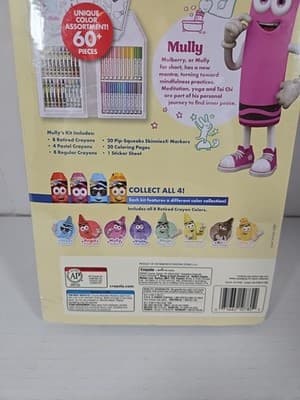 Crayola Limited Edition Collection Art Set Retired Colors 60 Pieces Mully SEALED - Thumbnail 6
