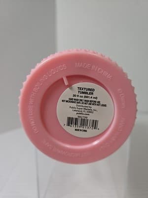 20 oz Plastic Textured Tumbler Pink Disney Nightmare Before Christmas - Thumbnail 5