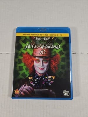 Alice in Wonderland (Blu-ray/DVD, 2010, 4-Disc Set, Includes Digital Copy 3D) - Thumbnail 3