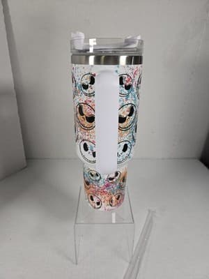 Nightmare Before Christmas Jack Skellington 40oz Insulated Tumbler NEW - Thumbnail 3