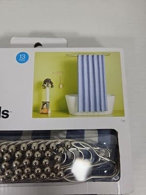 Room Essentials Shower Curtain Bath Set 13 Piece New - Thumbnail 4