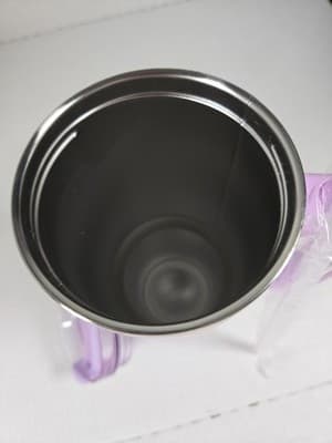 Rosa Beaux Purple Floral 40oz Stainless Steel Insulated Tumbler NEW - Thumbnail 6