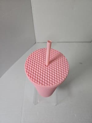 20 oz Plastic Textured Tumbler Pink Disney Nightmare Before Christmas - Thumbnail 4