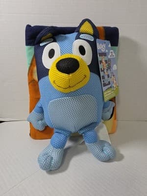 Bluey Bath Towel And Bath Buddy Set NWT - Image 1