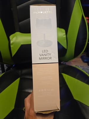 Silhouette X Kitty LED Vanity Mirror With Accessory Tray Stand New In Box - Thumbnail 3