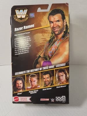 WWE Legends Razor Ramon Action Figure & Accessories, 6" SEE DETAILS - Thumbnail 2