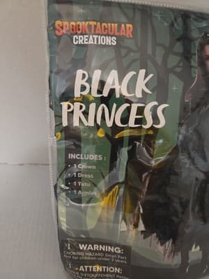 Spooktacular Creations Black Princess Girls Costume L (10-12) - Thumbnail 3
