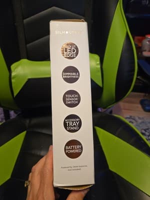 Silhouette X Kitty LED Vanity Mirror With Accessory Tray Stand New In Box - Thumbnail 2