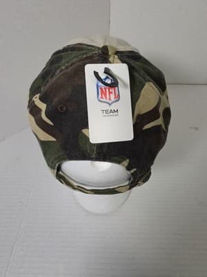 NFL Team Apparel New York Giants Camo Hat One Size - Thumbnail 3