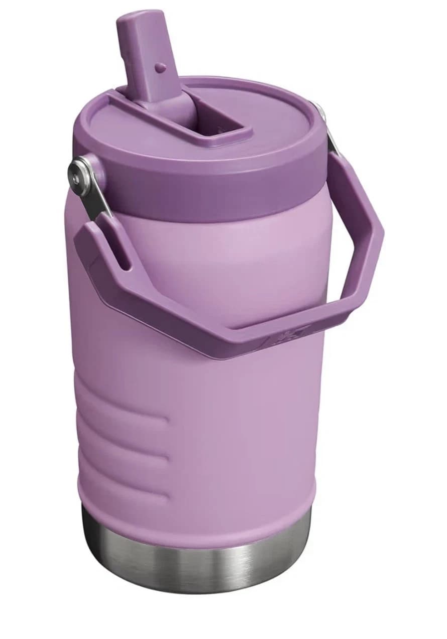 STANLEY X 64oz ICEFLOW FLIP STRAW JUG w/CARRYING HANDLE (LILAC) NEW - Thumbnail 2