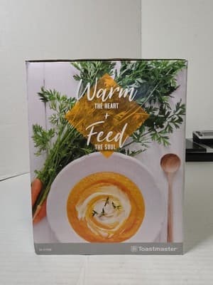 Toastmaster Slow Cooker TM-151BK 1.5 QT Removable Stoneware Pot Stainless NEW - Thumbnail 2