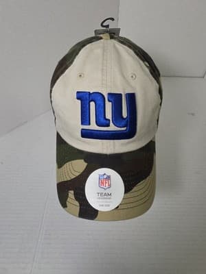 NFL Team Apparel New York Giants Camo Hat One Size - Image 1