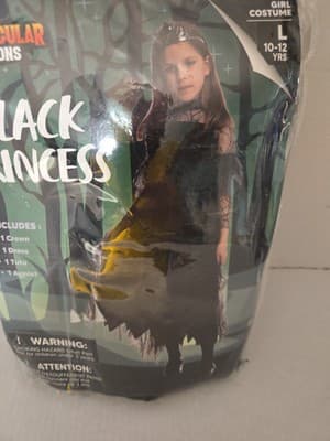 Spooktacular Creations Black Princess Girls Costume L (10-12) - Thumbnail 5