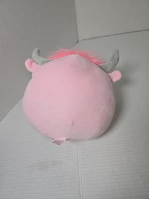 Snackles Ross the Pink Highland Cow & Strawberry Milk Plush 8" Series 3 NWT - Thumbnail 5