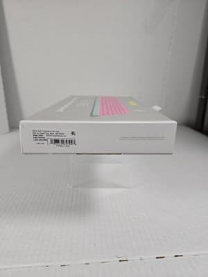 Heyday Pink Bluetooth Wireless Keyboard Windows Mac PC Laptop Silent Typing New - Thumbnail 4