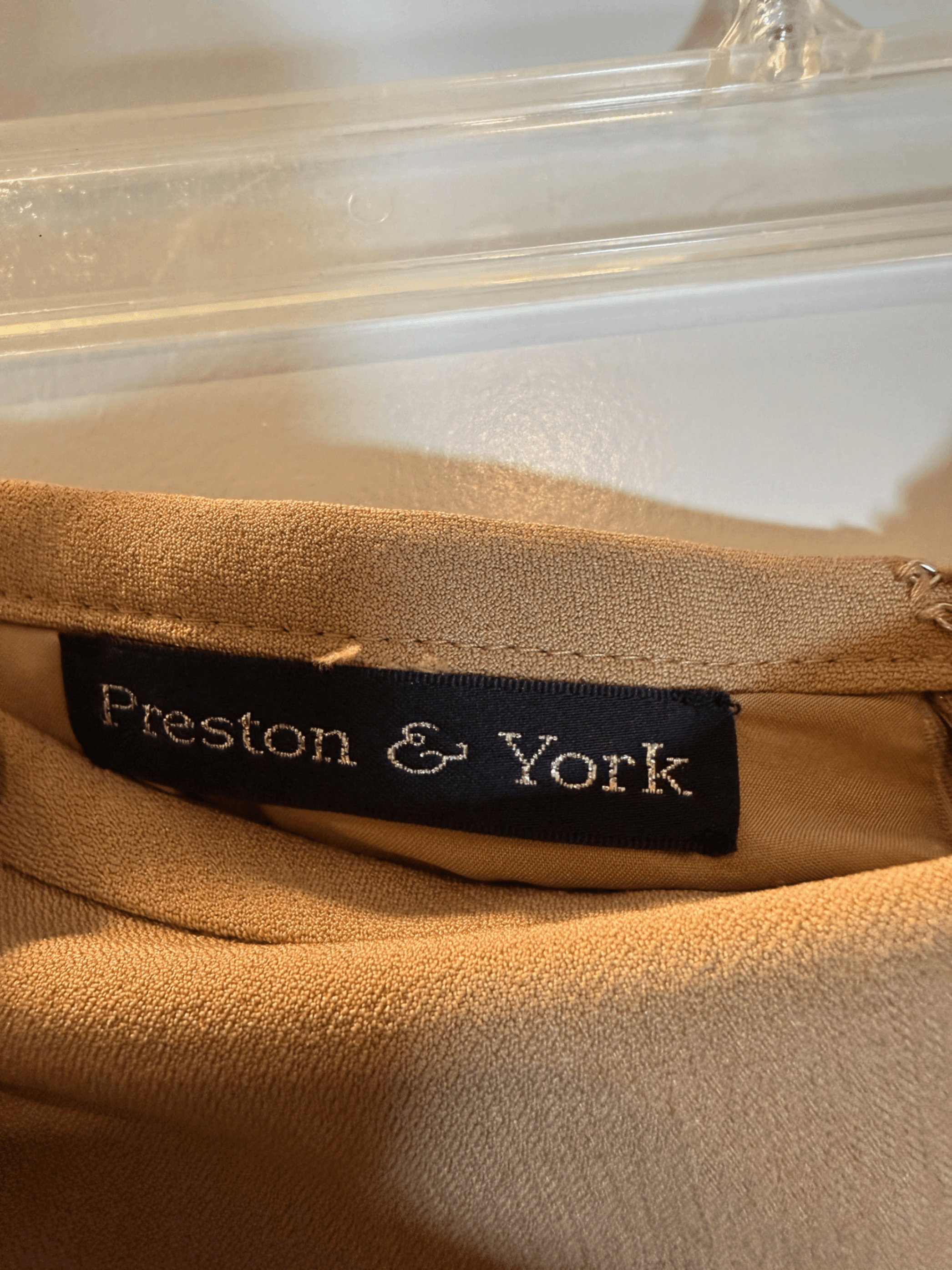 Vintage Brown Pencil Skirt - Classic Fit, size 8 - Thumbnail 2