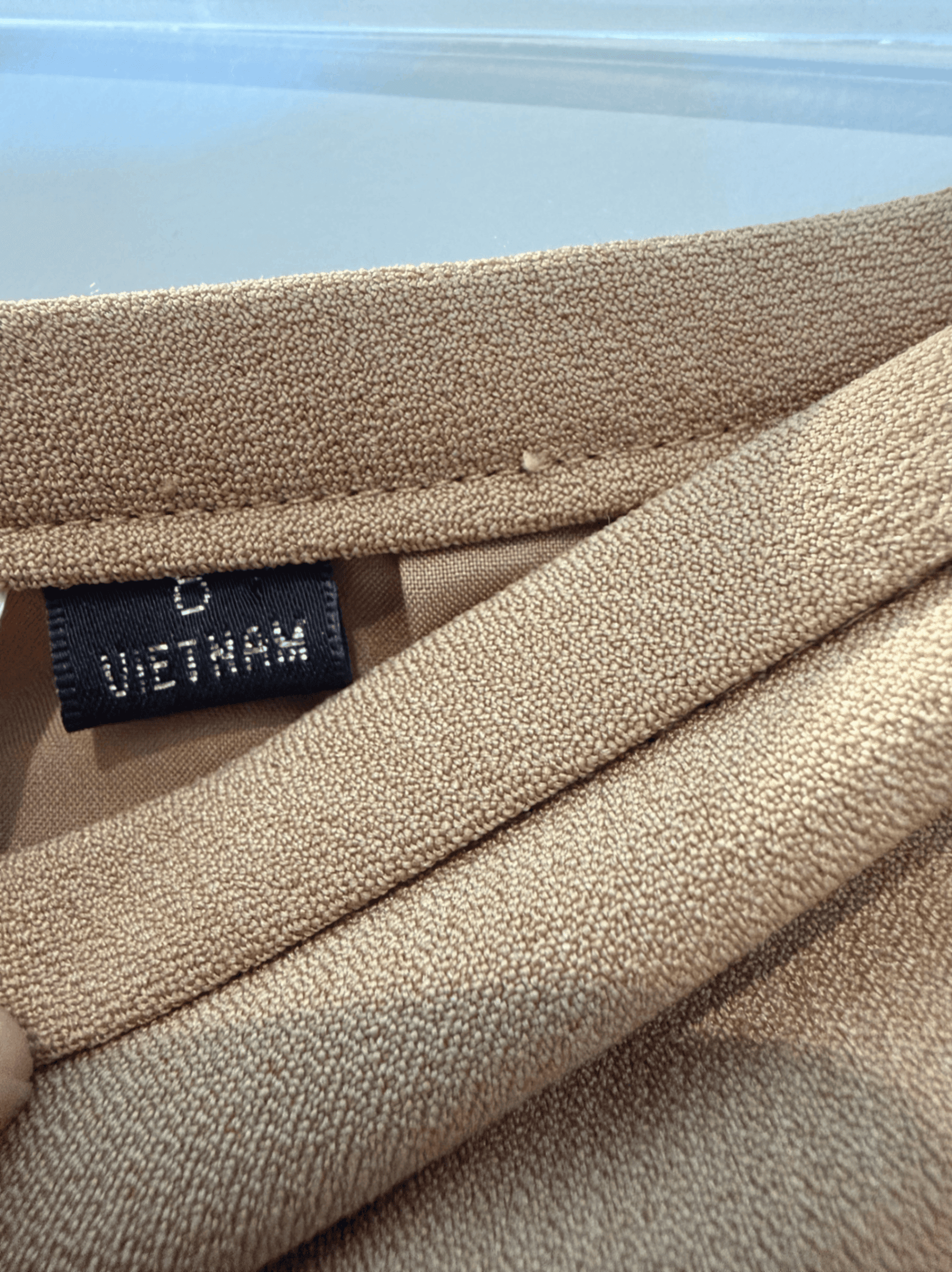 Vintage Brown Pencil Skirt - Classic Fit, size 8 - Thumbnail 3