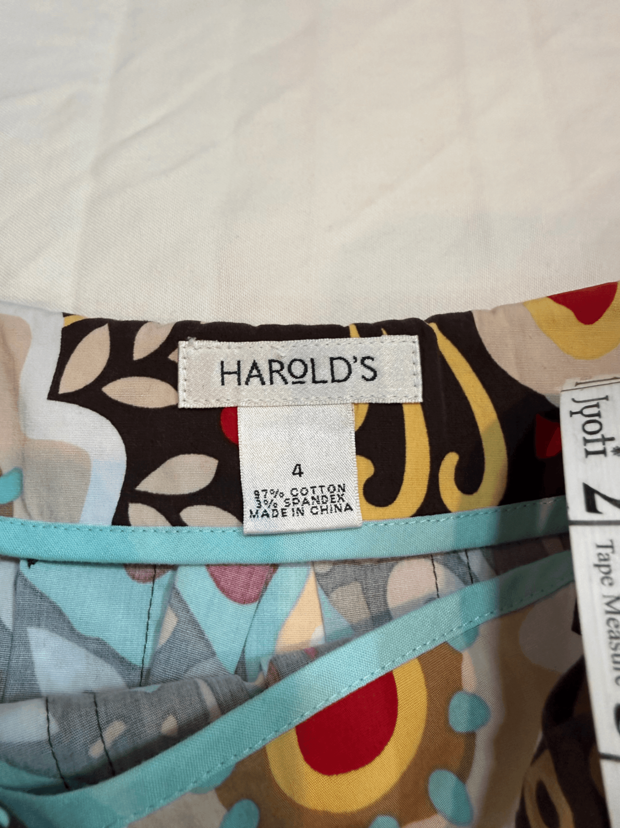 Vintage Floral Print Pleated Skirt - Size 4 - Thumbnail 2