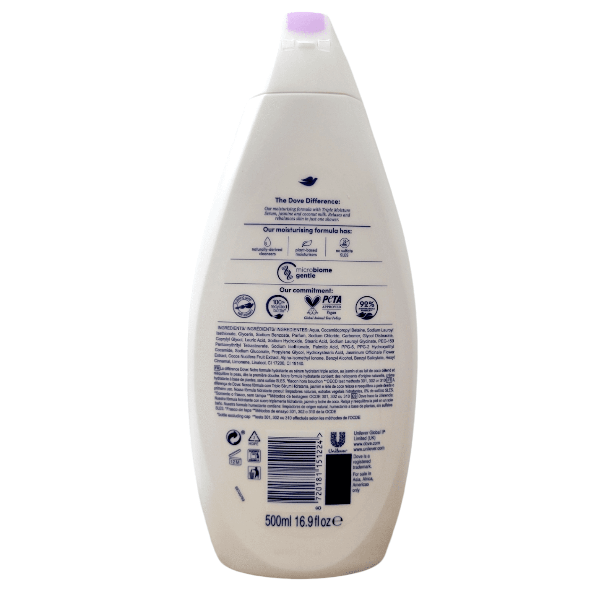 Relaxing Body Wash 16.9 fl oz Coconut & Lavender - Thumbnail 3
