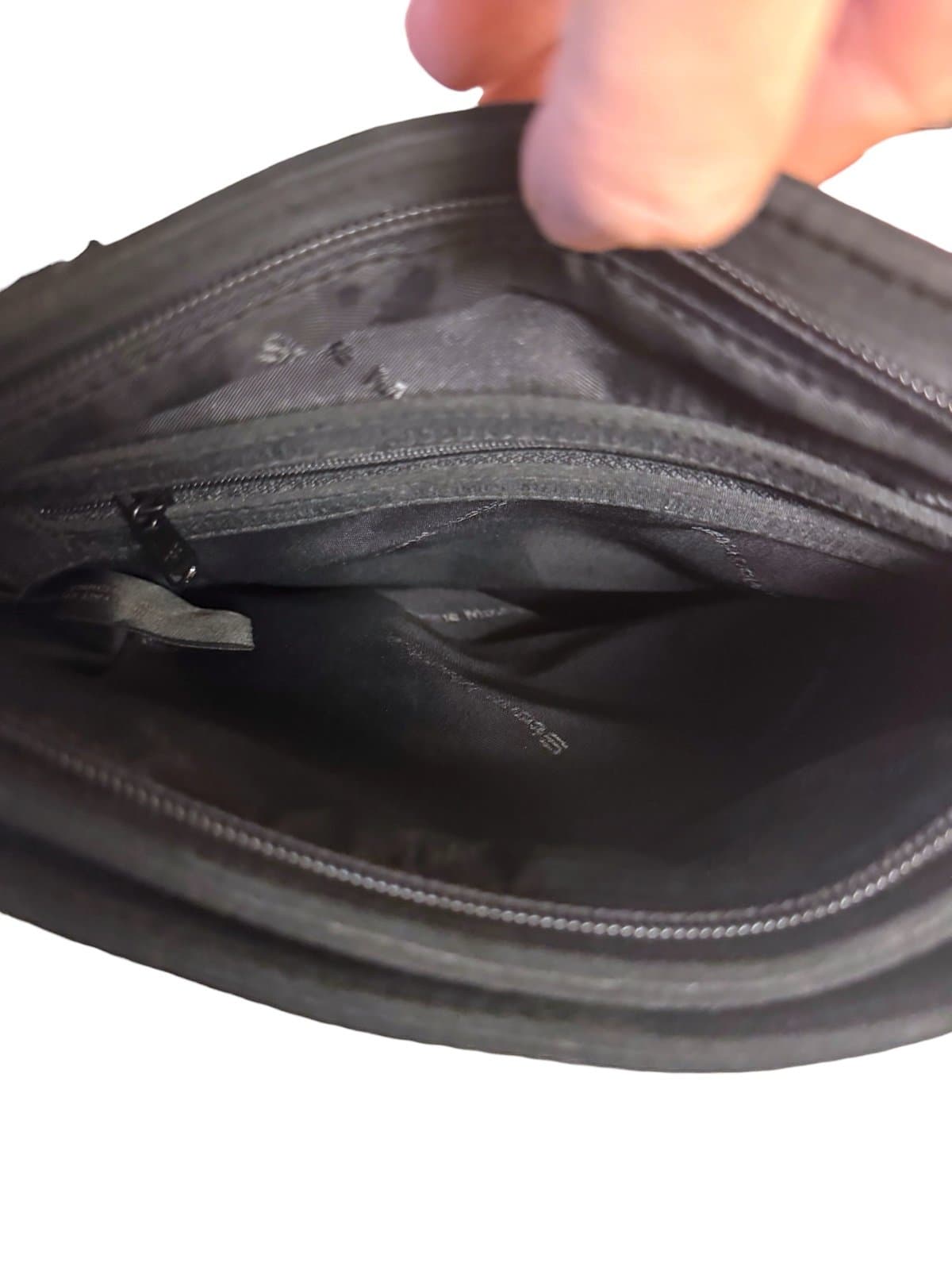 Stone Mountain Y2K Black Nylon Dual Strap 4 Bagger Shoulder Bag - Thumbnail 6