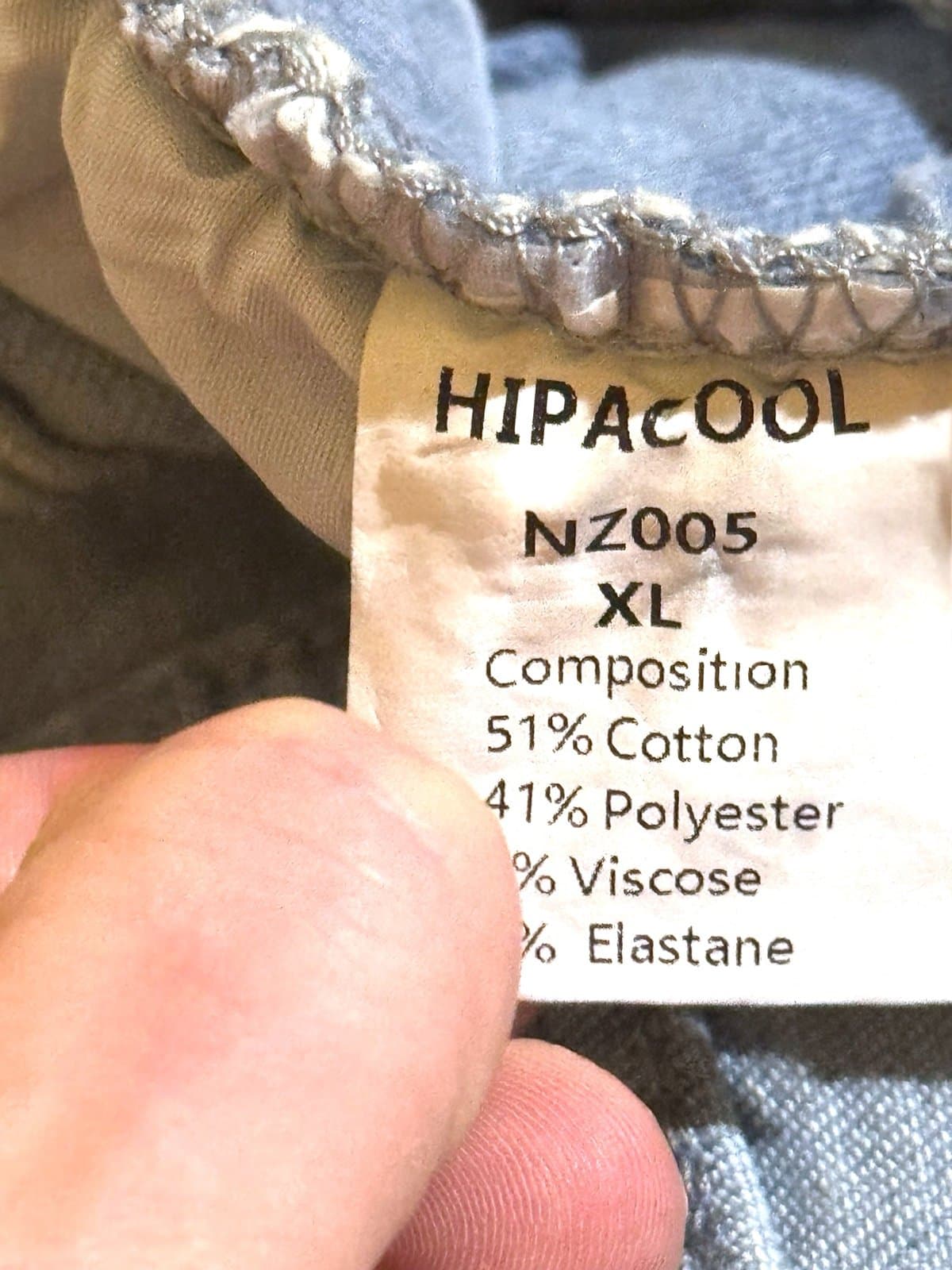 SHEIN Medium Wash Elastic Waistband w/Painted Dogs Wide Leg Jeans Sz XL NEW - Thumbnail 6