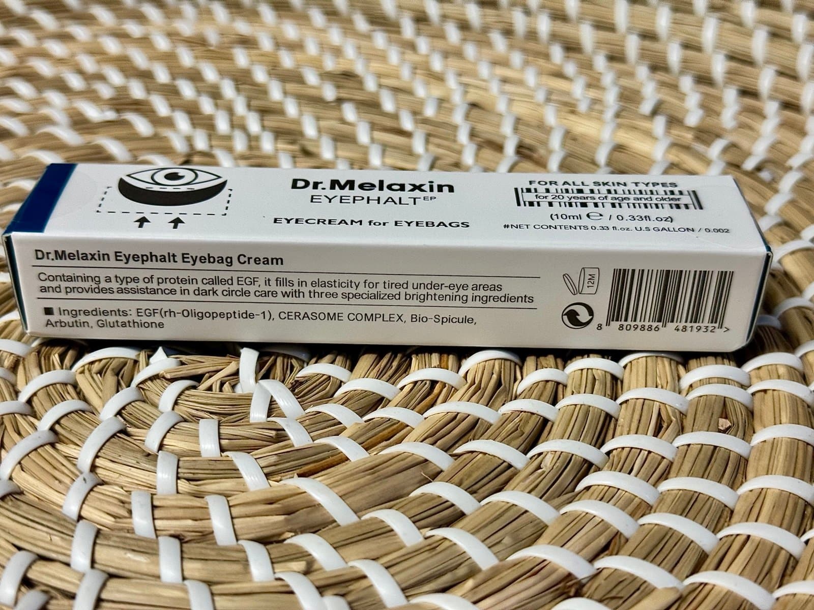 Dr.Melaxin Eyephalt Eye Cream for Eye Bags 10ml New in Box Sealed $50 - Thumbnail 3