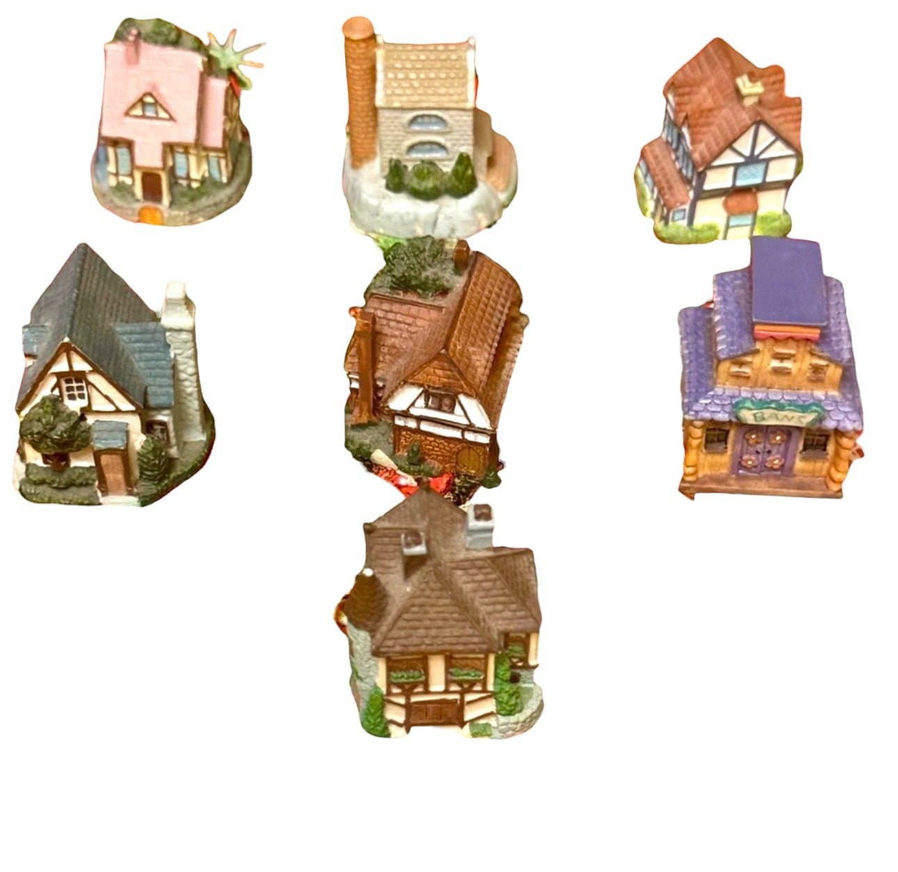 7 LENOX 1992-99 Princeton Gallery Thimble Village Miniatures Collectibles - Image 1