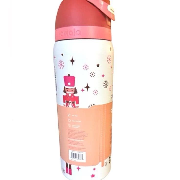 Owala Special Edition Nutcracker FreeSip Insulated 32 Oz Water Bottle NWT - Thumbnail 4