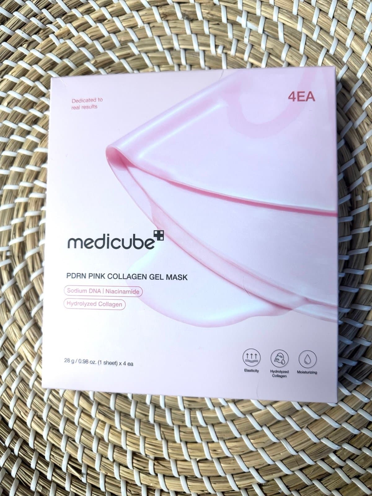 Medicube Pink PDRN Collagen Gel Mask Box of 4 Total NWT Sealed - Image 1