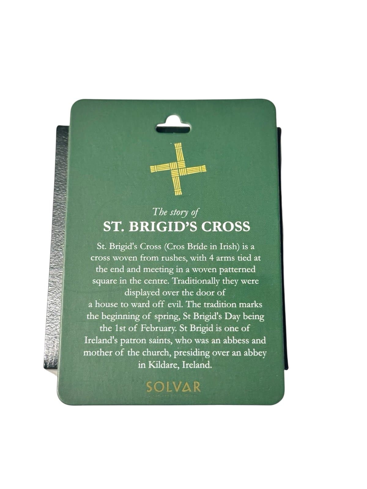 SOLVAR Gold & Silver 14K Gold St Brigids Cross Diamond Necklace NIB $1795 Irish - Thumbnail 6