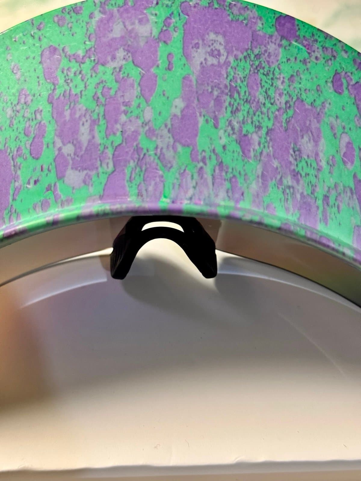 Send-O-Vision Teal & Purple 8.0 The Sunsetter Visor Sunglasses NIB UV 400 $35 - Thumbnail 5