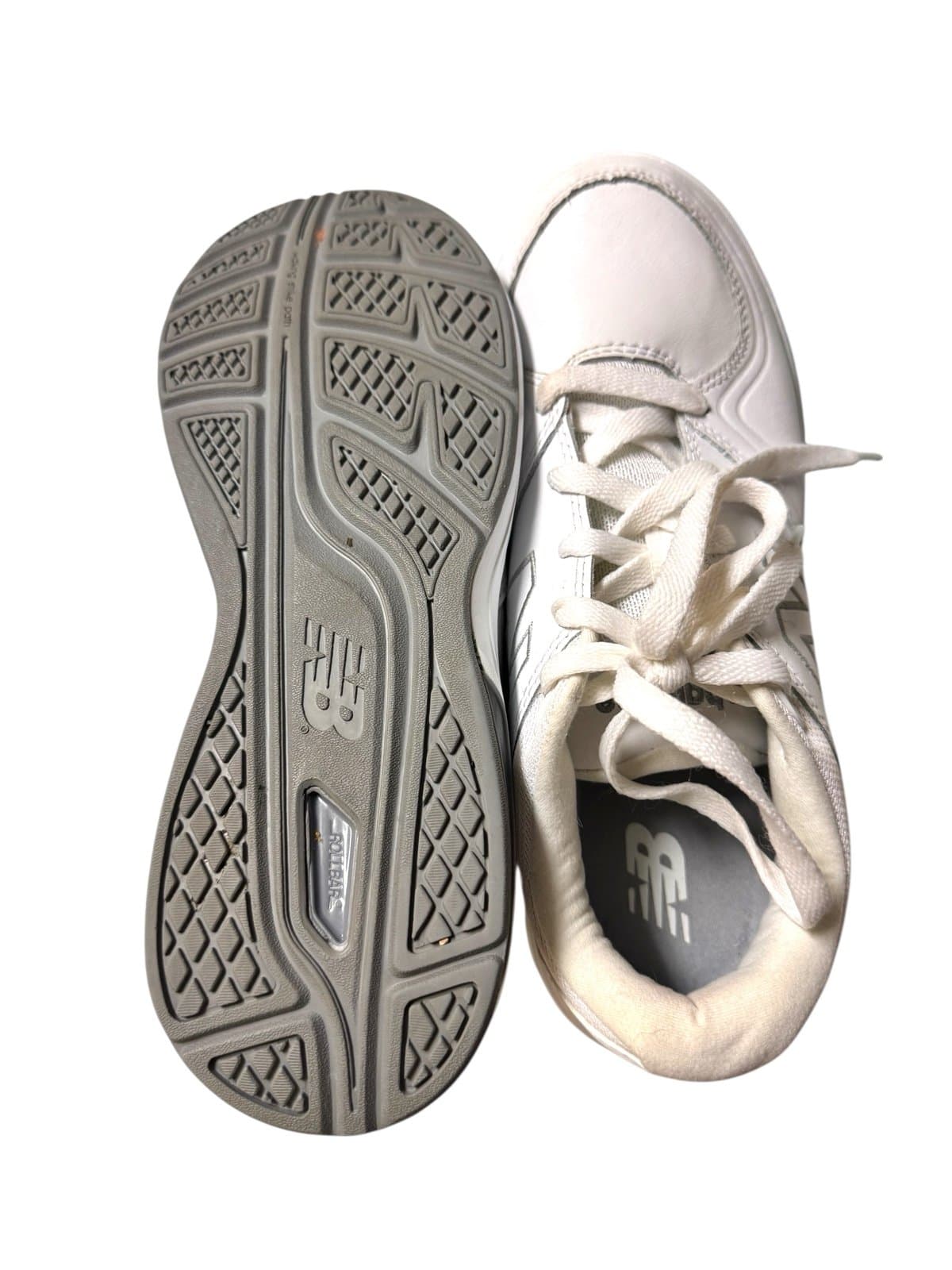 New Balance White 813v1 Leather Lace-Up Walking Shoes Sneakers Sz 10N $130 - Thumbnail 7