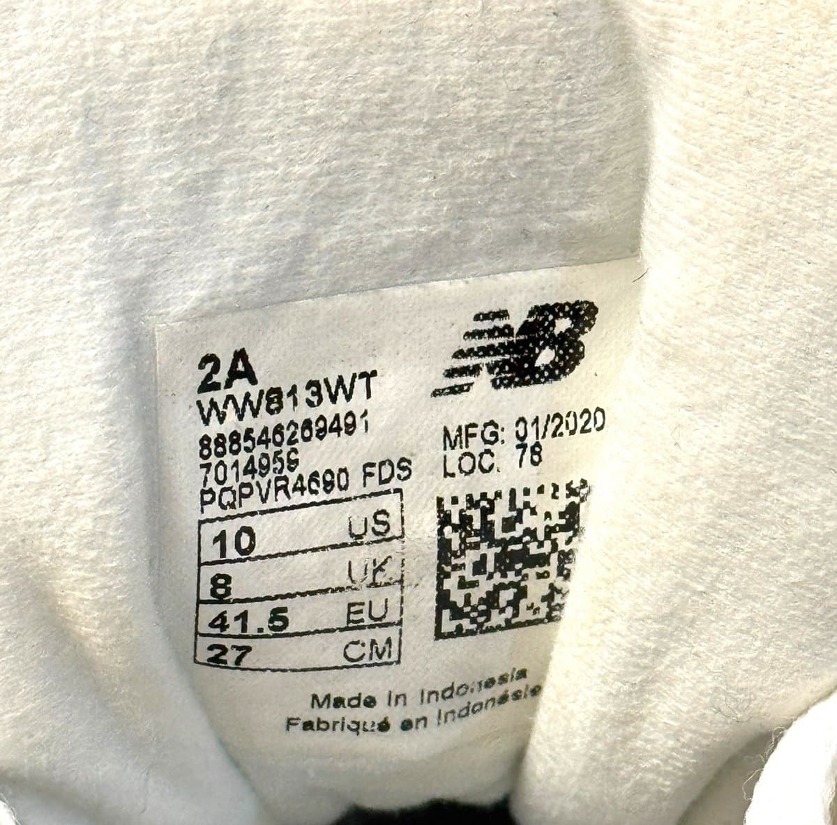 New Balance White 813v1 Leather Lace-Up Walking Shoes Sneakers Sz 10N $130 - Thumbnail 8