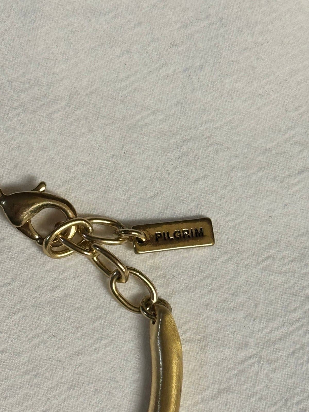 PILGRIM Gold Plated Knotted Modern & Minimalist Bangle Bracelet $59 - Thumbnail 3