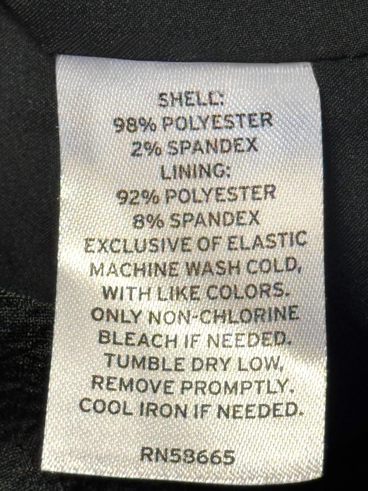 Melrose and Market Black Smocked Puff Sleeve Cropped Blouse Sz S - Thumbnail 5