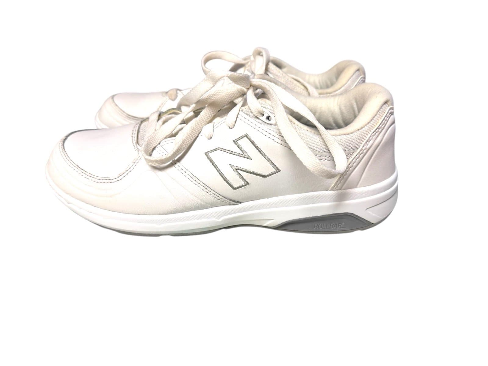 New Balance White 813v1 Leather Lace-Up Walking Shoes Sneakers Sz 10N $130 - Thumbnail 3