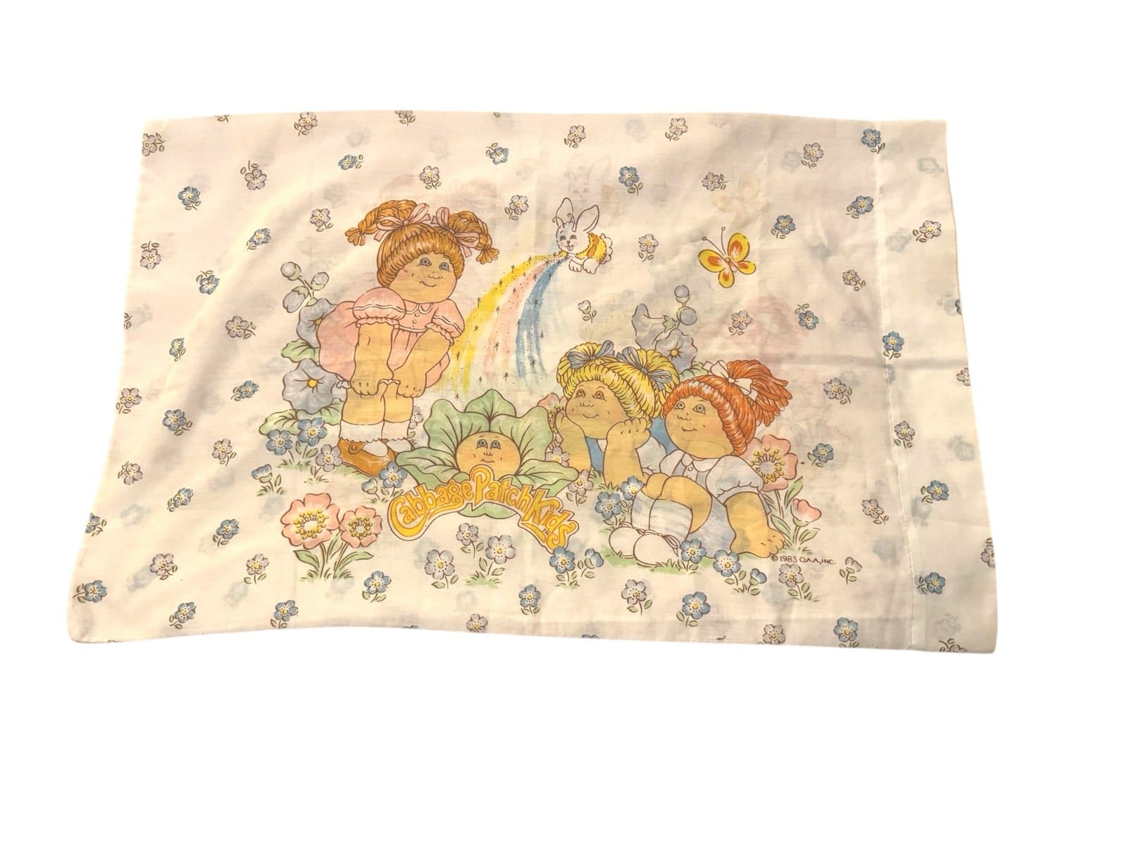 Cabbage Patch Kids 1983 Queen Size Pillowcase Licensed OAA Mint Condition 30x20” - Thumbnail 3
