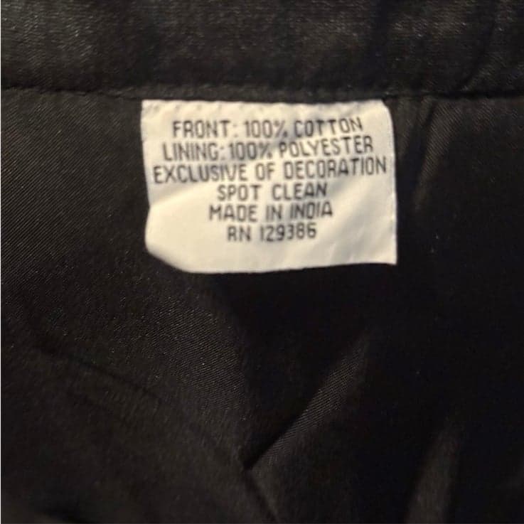 HOBBY LOBBY 52” Red & Black Buffalo Plaid Christmas Tree Skirt w/Embroidery - Thumbnail 5