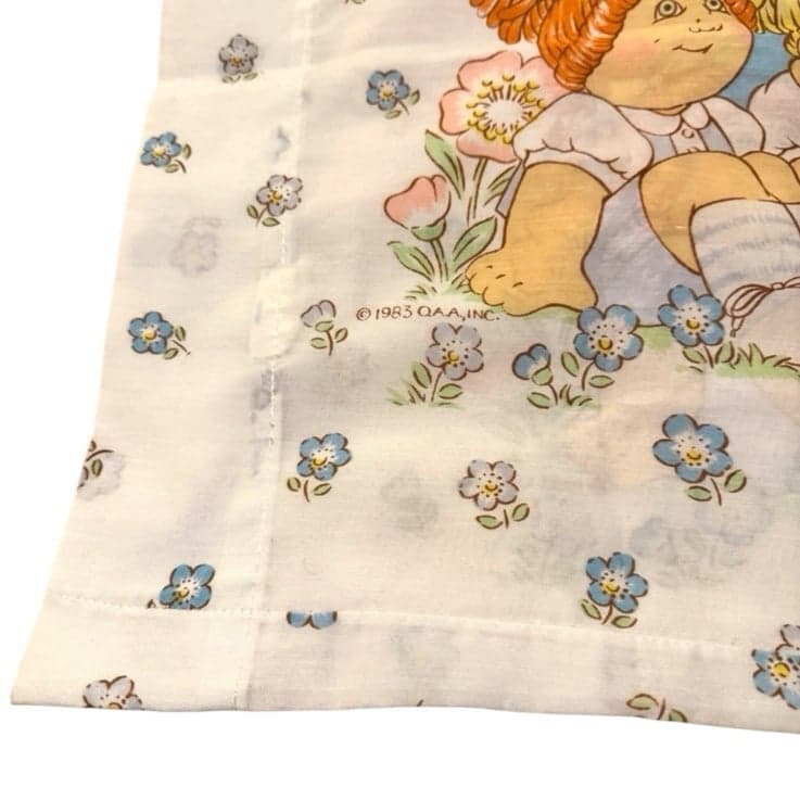 Cabbage Patch Kids 1983 Queen Size Pillowcase Licensed OAA Mint Condition 30x20” - Thumbnail 2